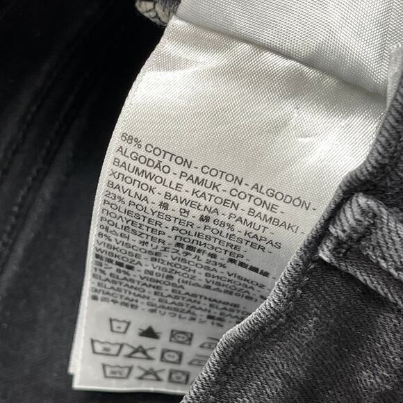 Levis Bootcut Jeans Women 4 Gray Perfectly Slimming Denim Mid Rise PUCKERING - Picture 5 of 7